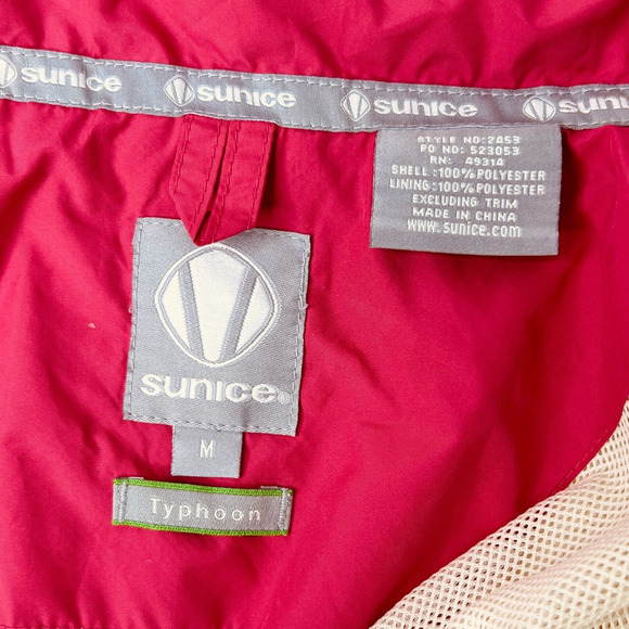 Sunice‎ Typhoon Full Zip Pink White Jacket Size M - Picture 7 of 10